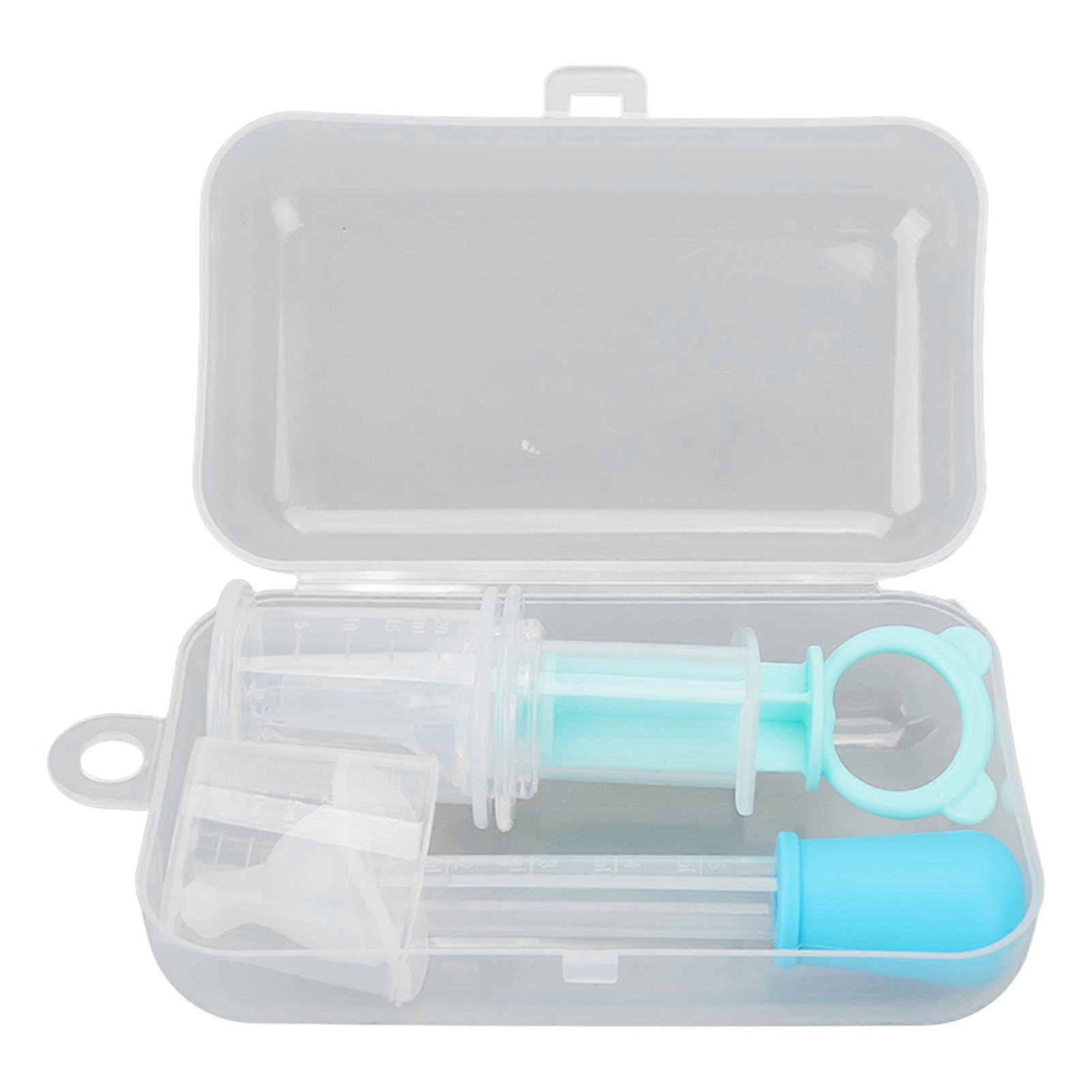 Medicine Feeder Safe Soft Tip High Temperature Resistant Pet Milk Nursing Bottles Syringe with Measuring Cup for Cat
