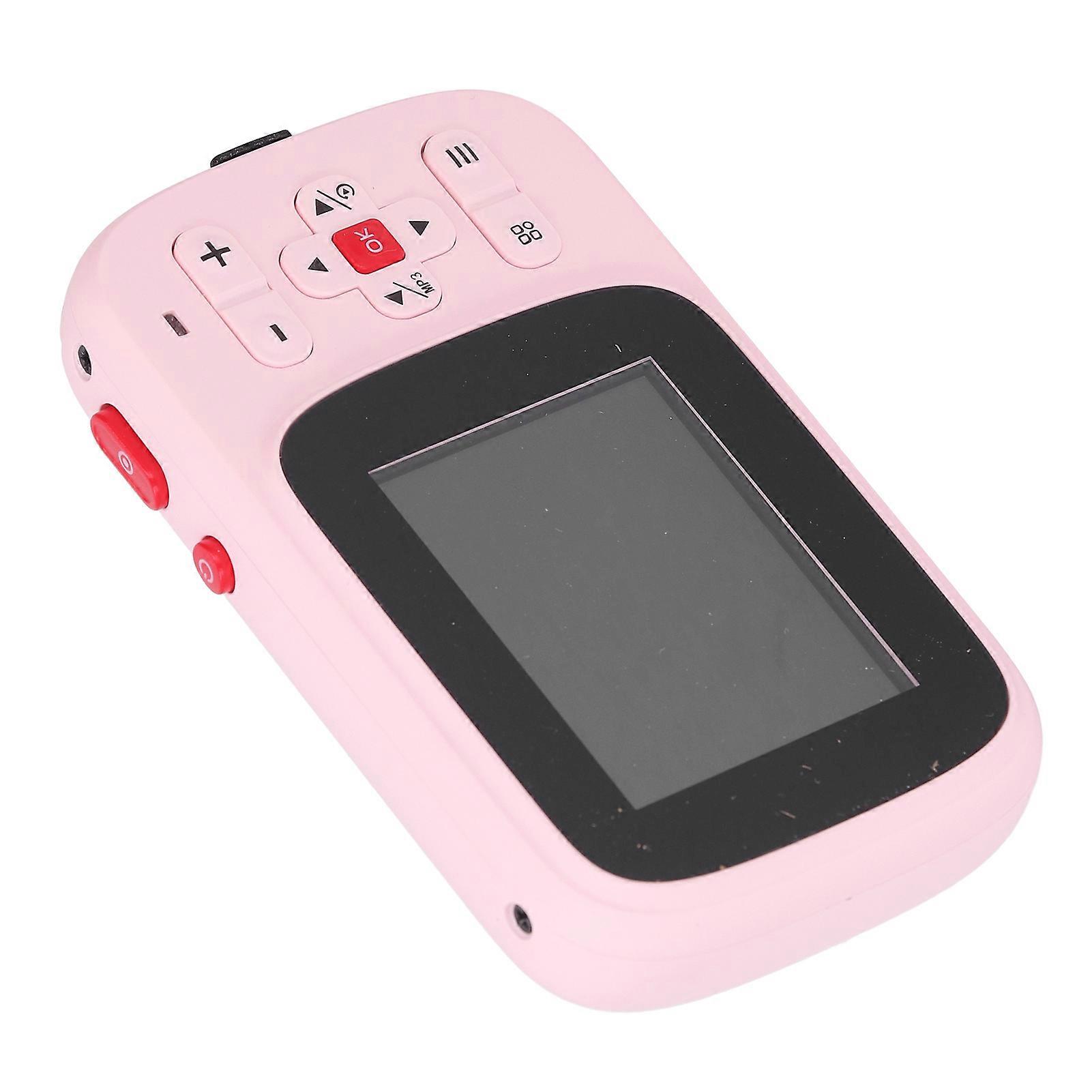 Digital Camera 72MP 2.5K 16x Zoom Anti Shake Auto Focus Compact Camera with 2.4 Inch IPS Display for Travel Vlog Pink 