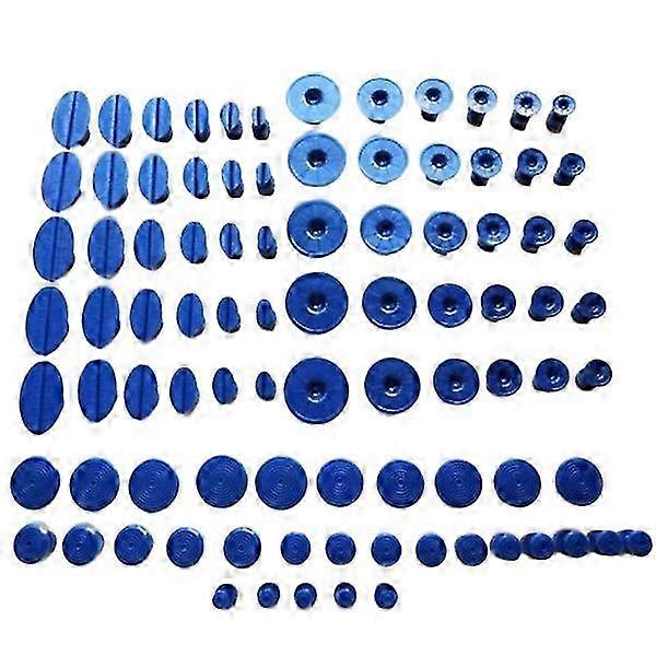 90 Pcs Puller Tabs Paintless Dent Repair Tabs Glue Pulling Tabs Kit for Small Dent