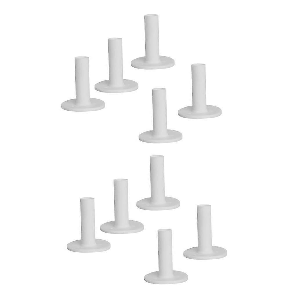 10pcs Durable Rubber Golf Mat Tees Holder for Golf Driving Practicing