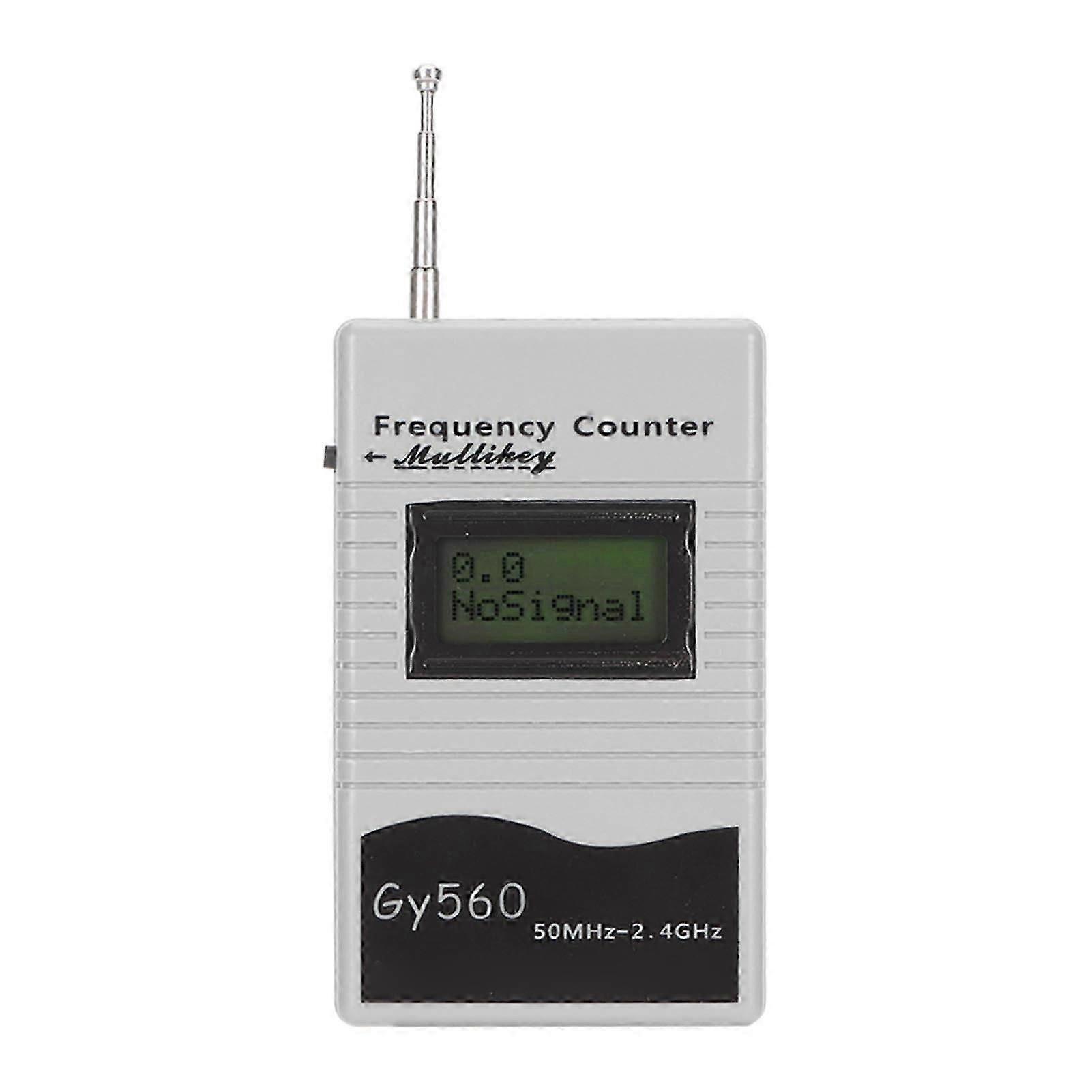 Mini Gooit GY560 Radio Frequency Counter 50Mhz?2.4Ghz Portable Frequency Counter Radio Frequency Measuring Tool