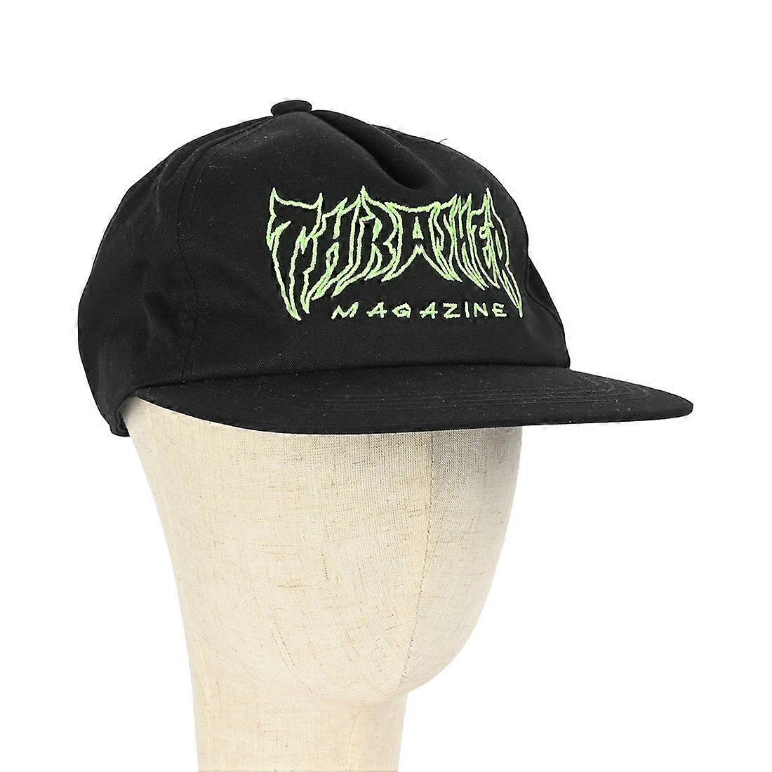 Thrasher Snapback Cap aus Metall - Schwarz