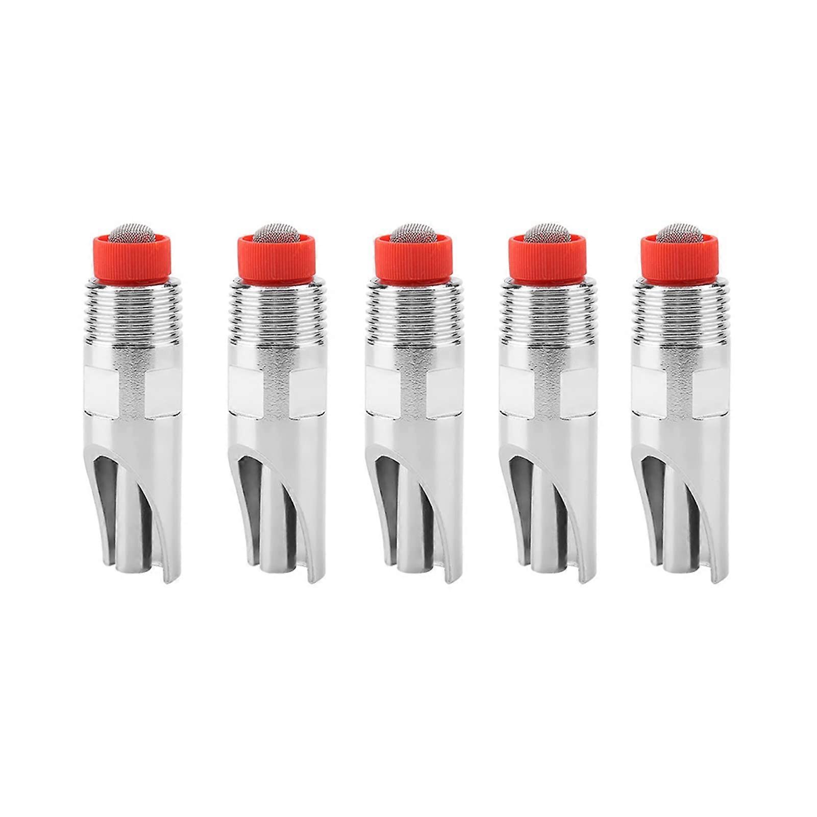 Stainless Steel Pig Drinker Automatic Nozzle with Brass Cap and Red Hat Duck Bill for Efficient Pig Hydration Systems