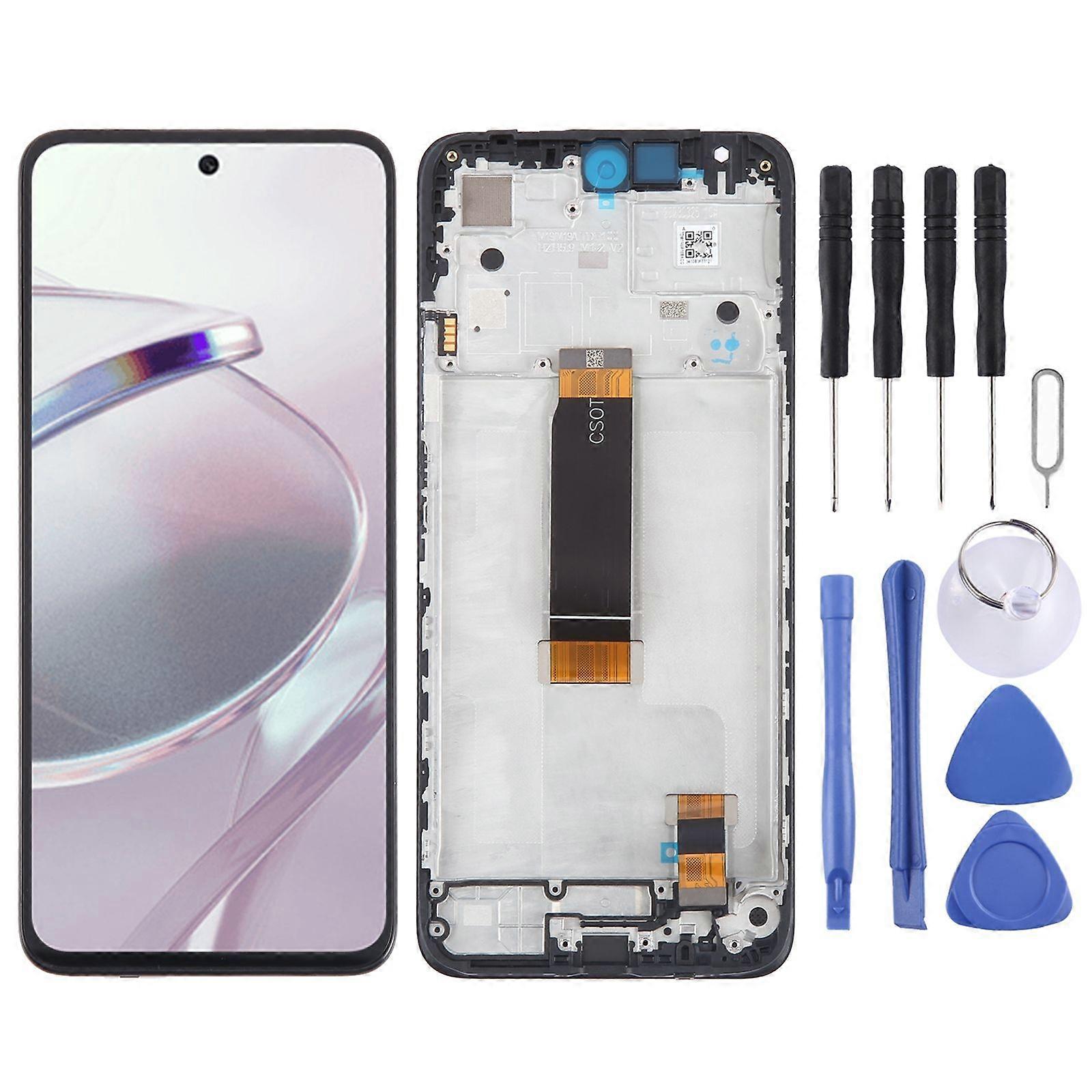 IPS LCD Screen with Frame For Xiaomi Poco M6 Pro 5G