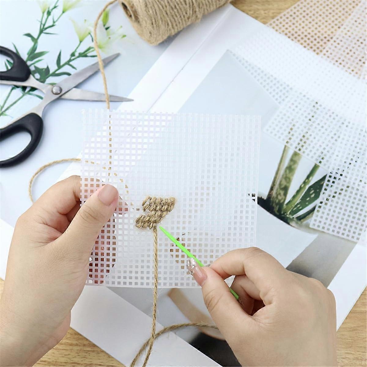 Canvas Sheets for Embroidery, Knit Crochet Projects 7 CT