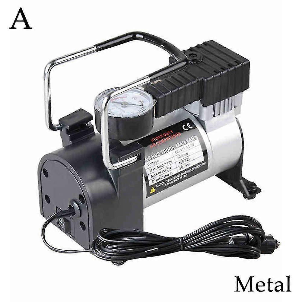 12V Air Compressor Portable Car Inflator Pump Double-Cylinder Power Inflator