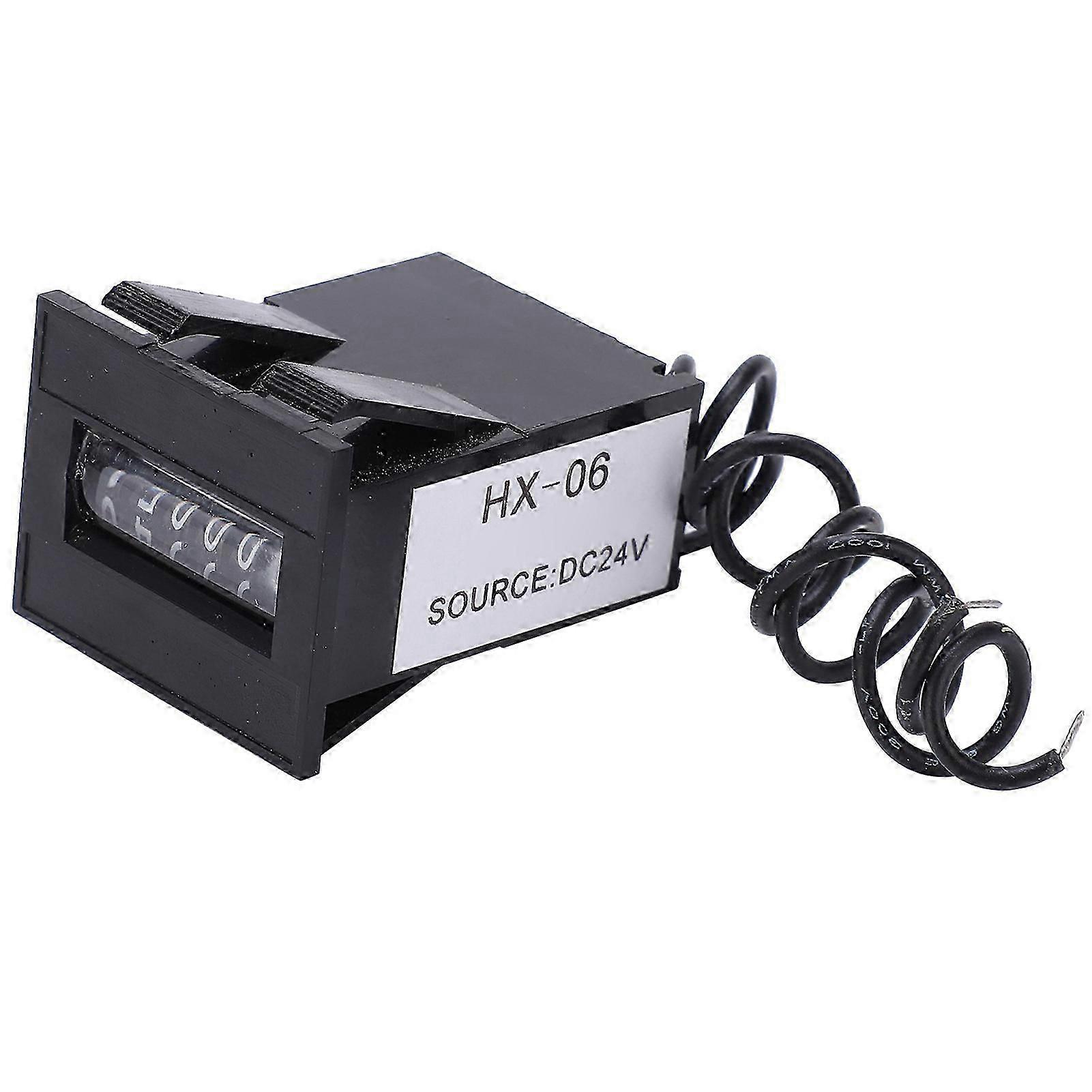 6-Digit Electromagnetic Counter LY-0624V YEMAA No Clear Function Industrial Totalizer