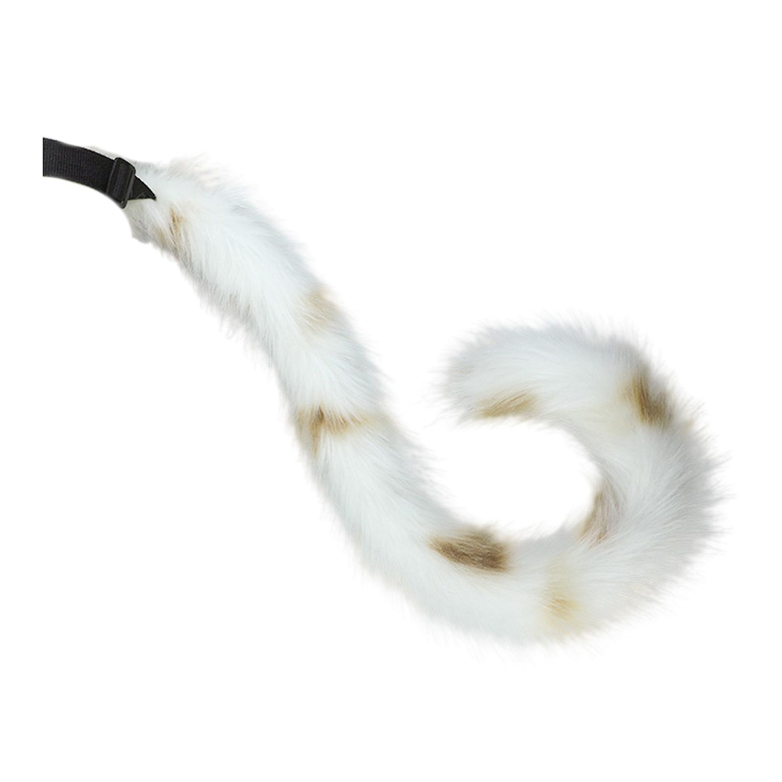 קטיפה חתולים אוזניים סרטי ראש זנב רך תחפושת אביזר שיער למסיבות ליל כל הקדושים ילדים מבוגרים סרט שיער מצויר מתכוונן צבעוני