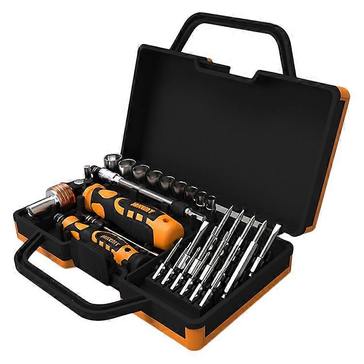 JAKEMY JM-6121 33-in-1 Household Screwdriver Set Portable Repair Tool Bits for TVs, Computers