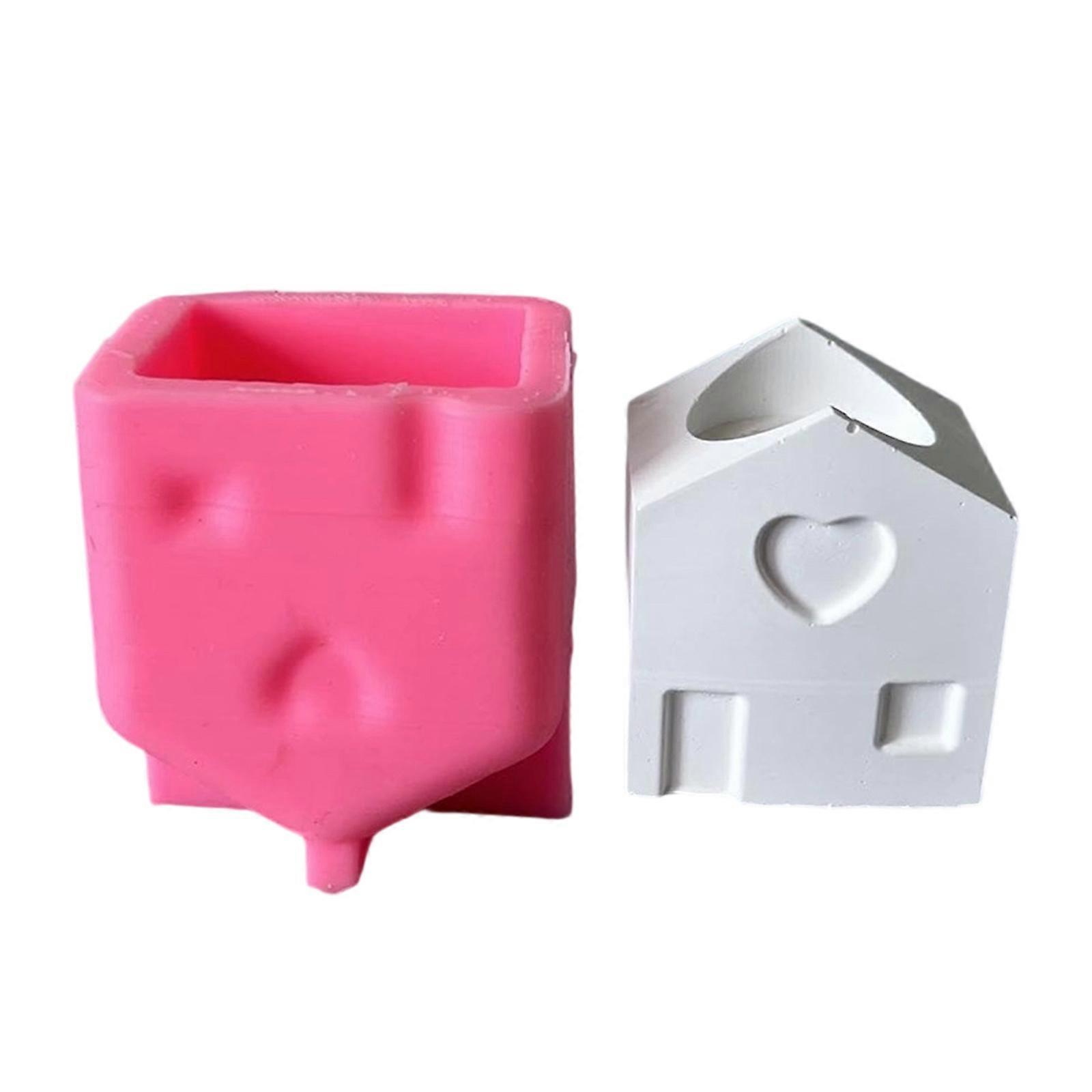 Versatile Sturdy Silicone Mould for House Candle Accessory Portable for Artistics and Craft Supplies Lovers