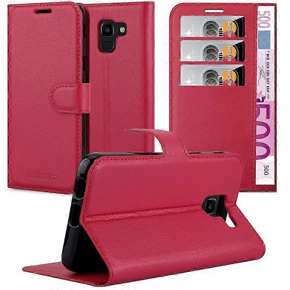 Protective Case with Card Slots and Stand Function for a Certain Brand Galaxy J6 2018 Model