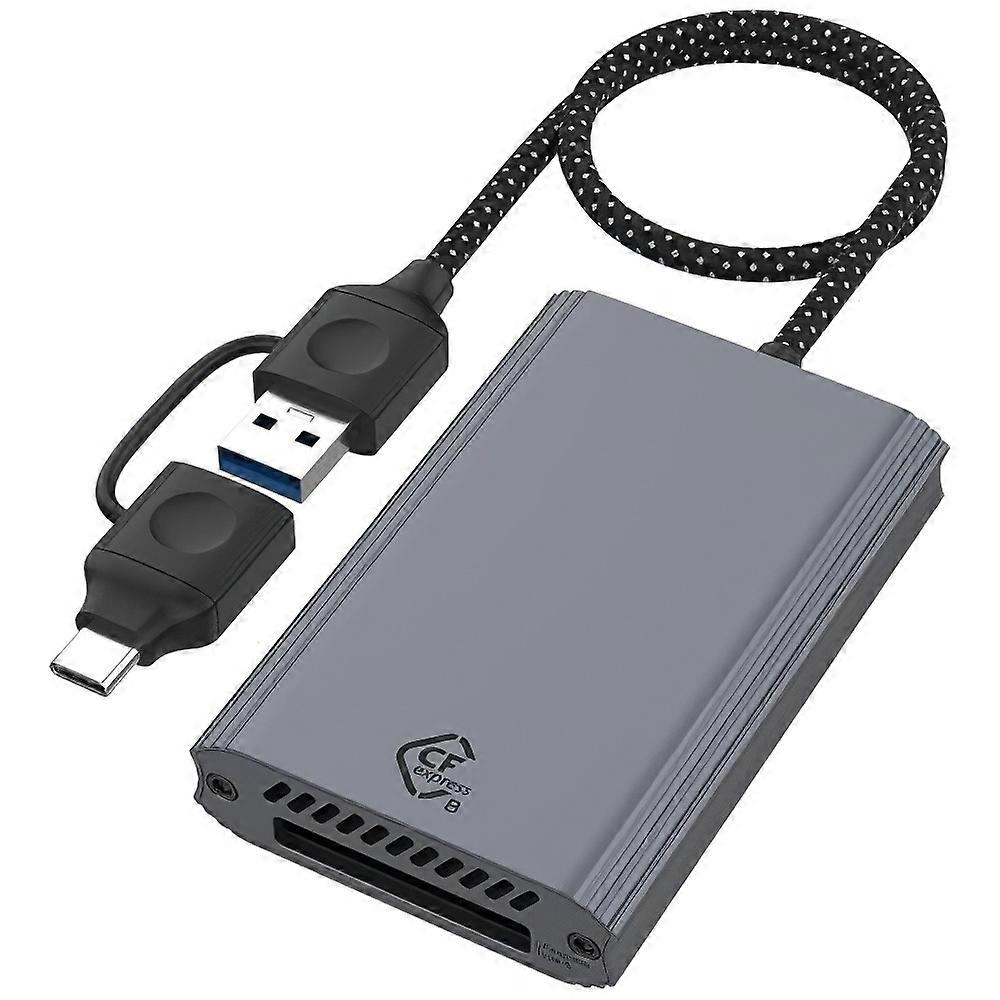 Type-C USB to Cfexpress Type-B 2 in 1 Card Reader High Speed 10Gbps Memory Card Reader