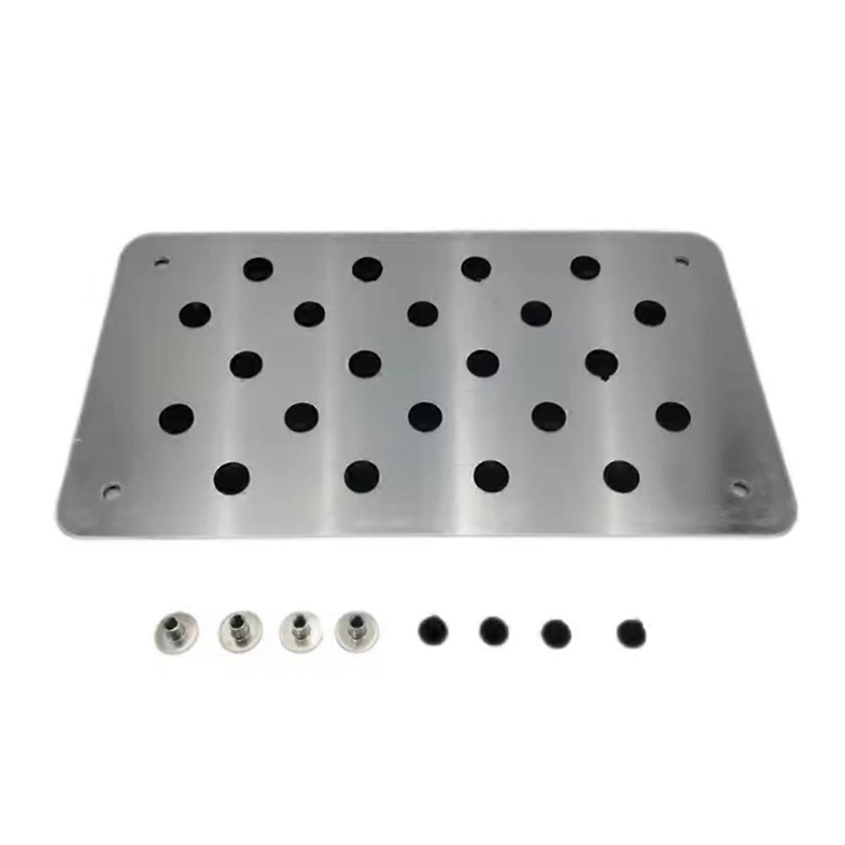 Κράμα αλουμινίου αυτοκίνητο αντιολισθητική πλάκα χαλί πεντάλ πατάκι πάτωμα περιβαλλοντικό καουτσούκ αξεσουάρ αυτοκινήτων styling