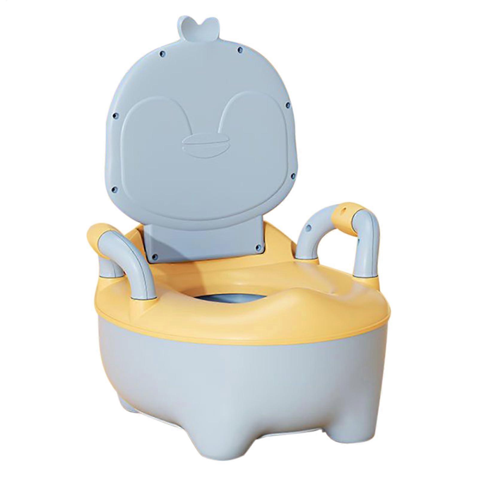 Penguin Training Potty Chair Urinal for Daycare, Home Blue