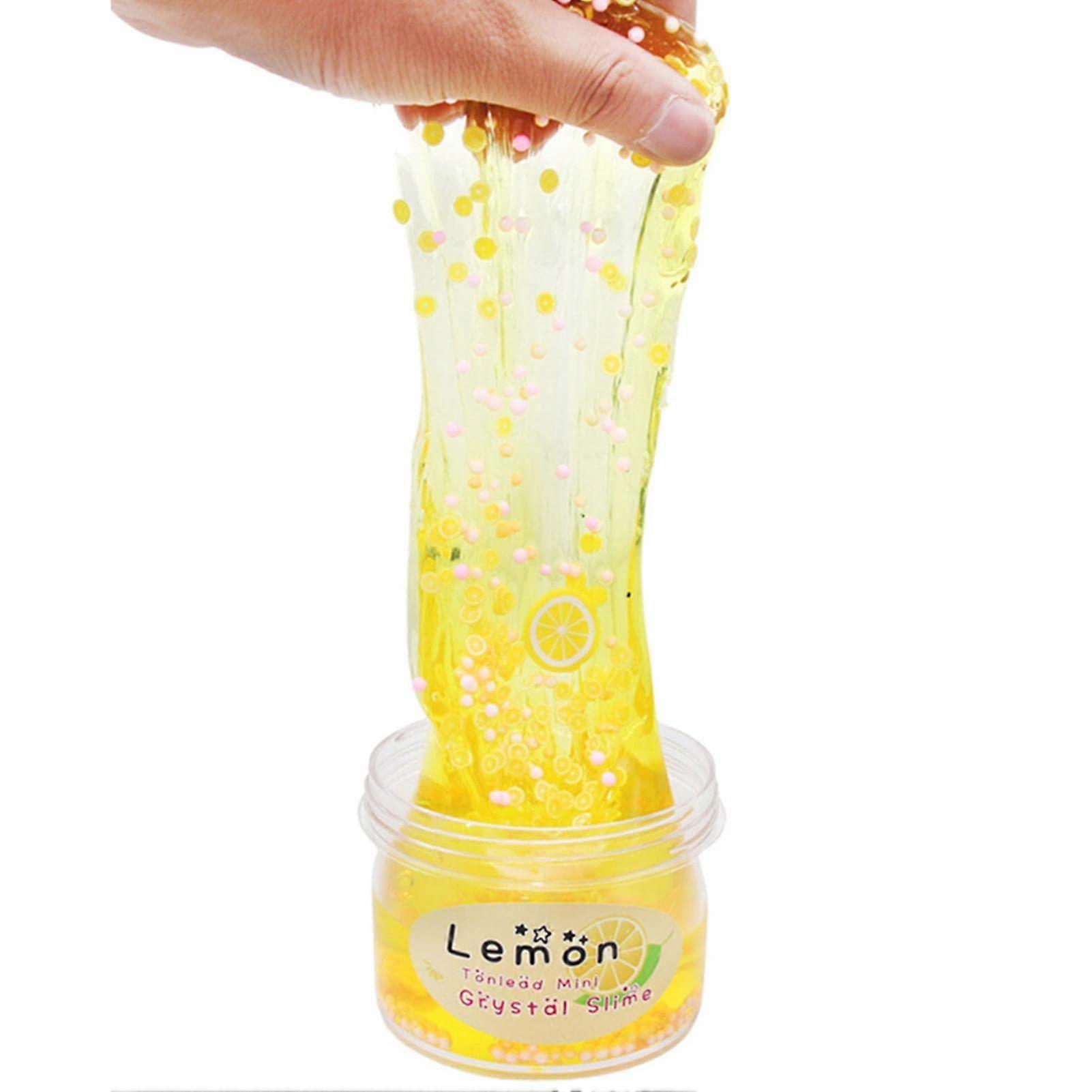 Clear Slime Crystal Clay - Soft Jelly Crystal Putty Slime for Children's Birthday Non-Sticky Jelly Clay Slime Pre-Made