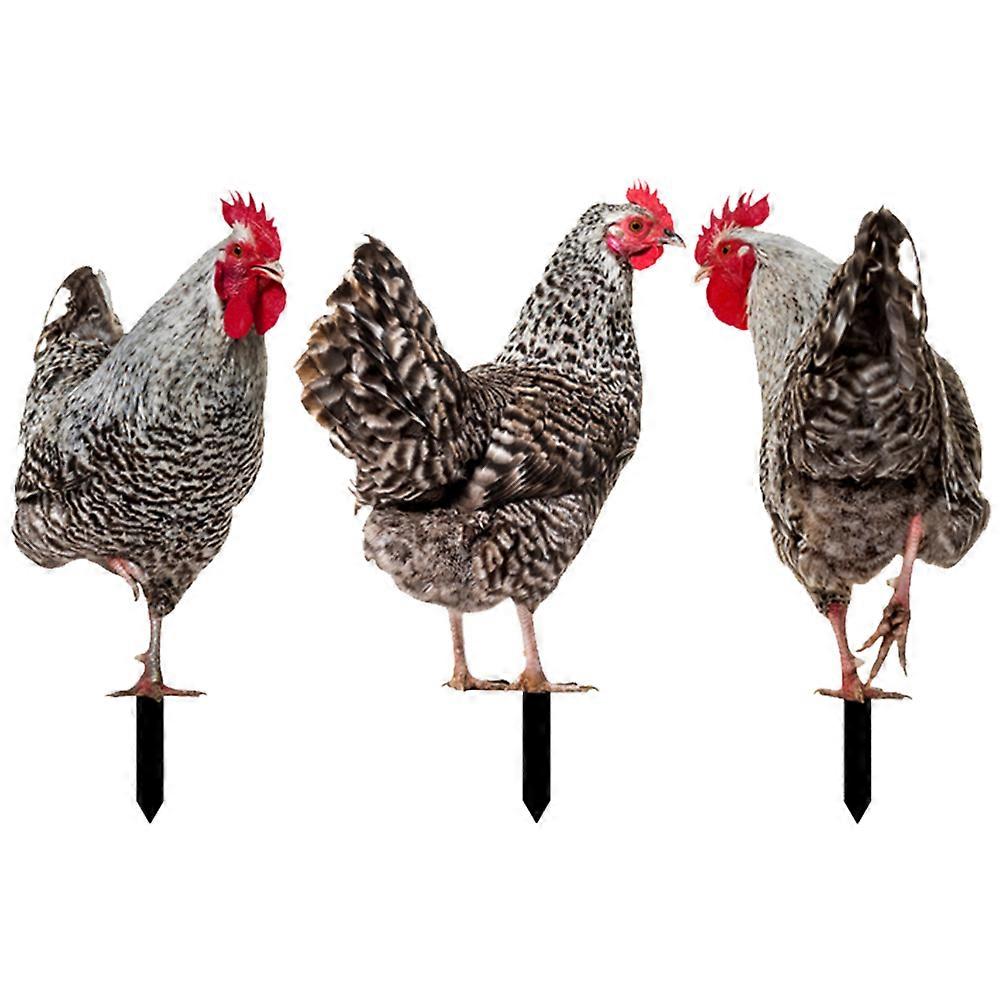 Piquets de poulet accrocheurs pour les jardins, conception fiable et résistante à l’usure