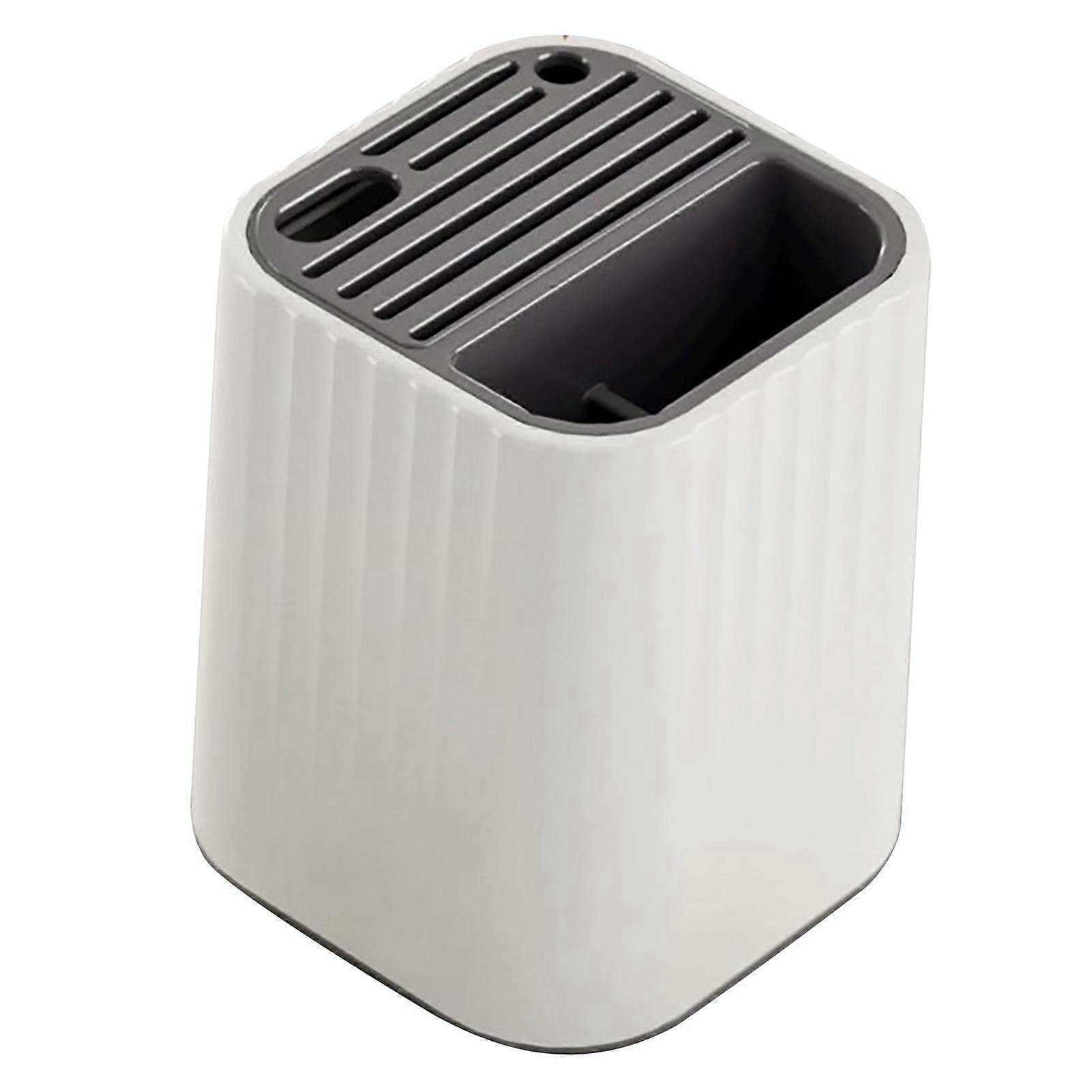 Rotating Knives Holder Large Capacity Plastic Kitchen Organizer Rack