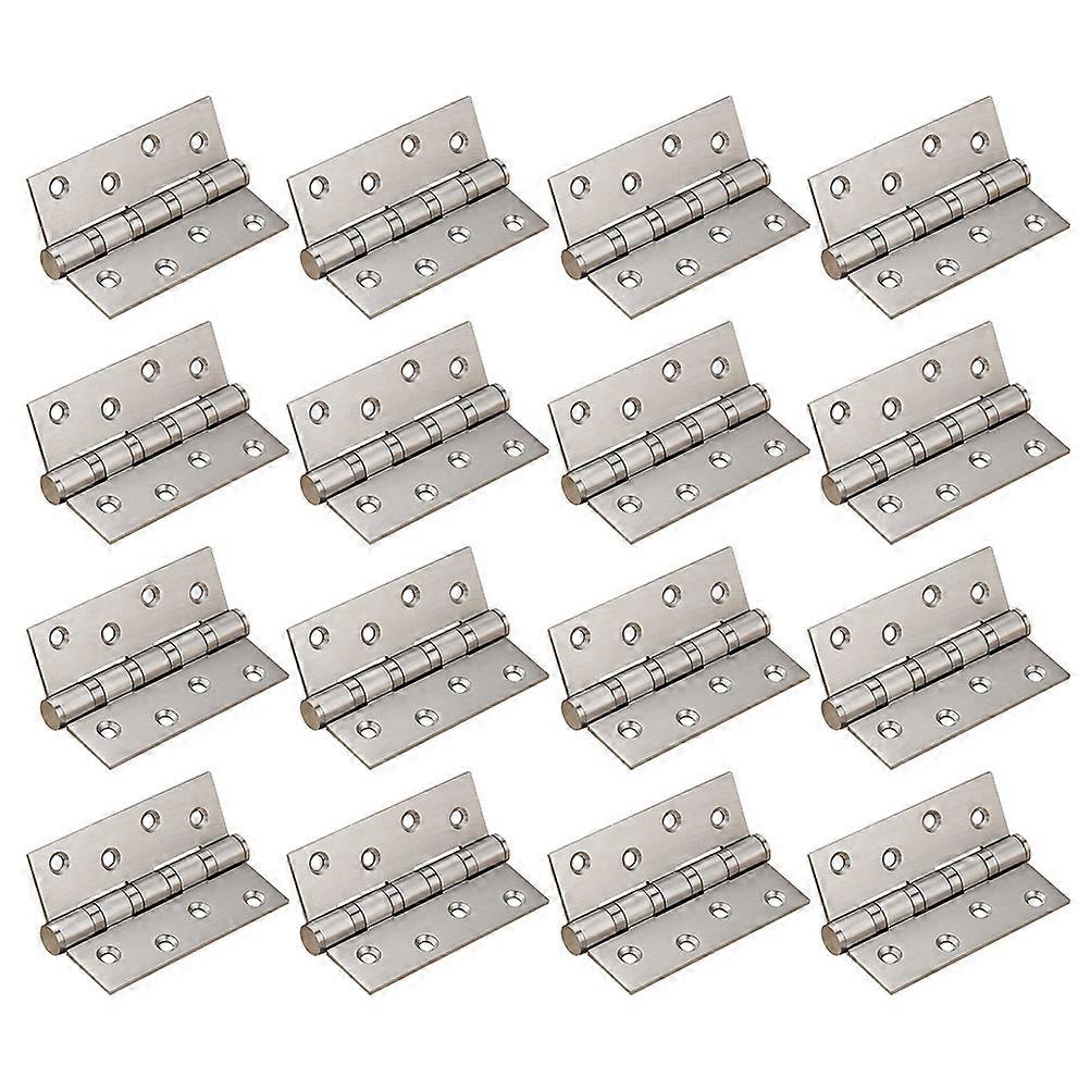Back Flap Hinge Silver 4 Inch Drawer Butt Hinge for Gift Box Shop Use 16Set
