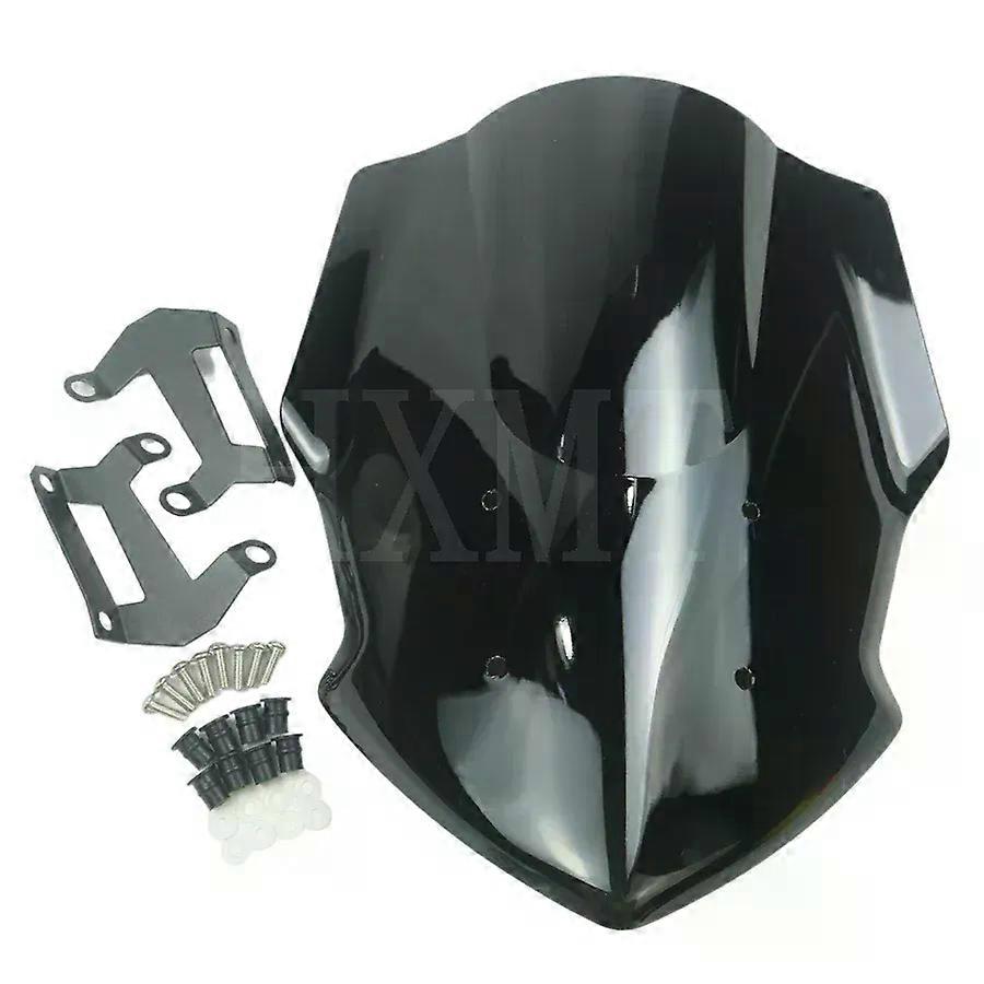 Motorcycle screen Windshield WindScreen Double Bubble For YAMAHA MT07 FZ07 MT-07 FZ-07 2018 2019 2020 2021