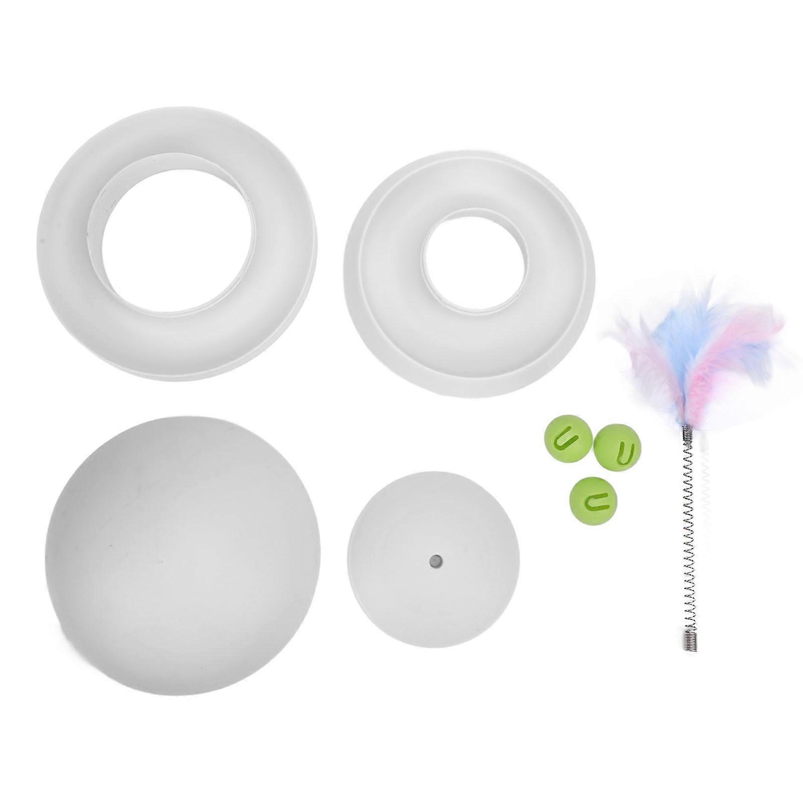 Turntable Cat Tower Promote Exercise Interactive Improve Pet Vitality Cat Roller Ball Toy for Indoor