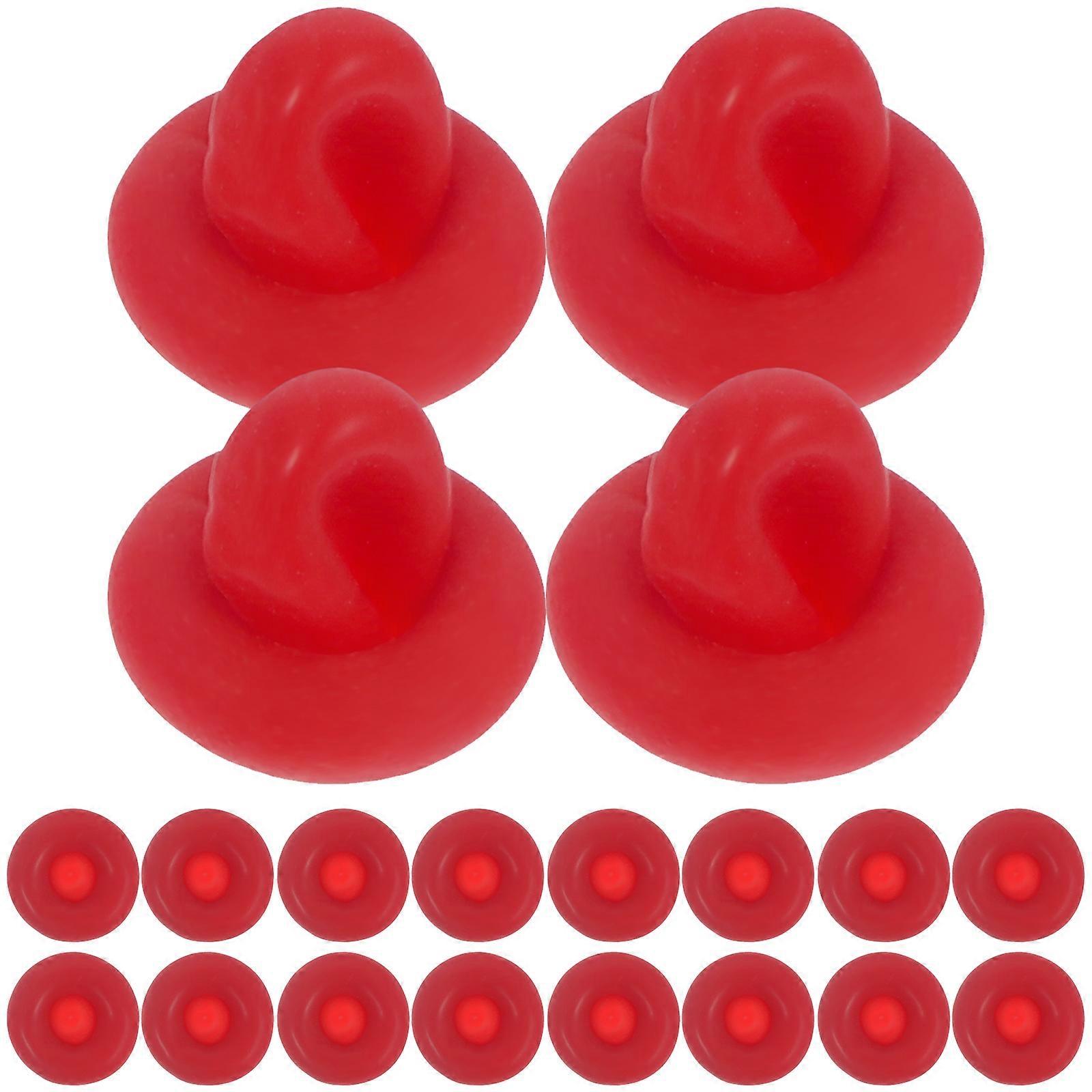 Caulk Tube Tips Caulking Tube Covers Rubber Sealing Caulking Caps For Reusing Caulk Tubes Or Bottles 24Pcs