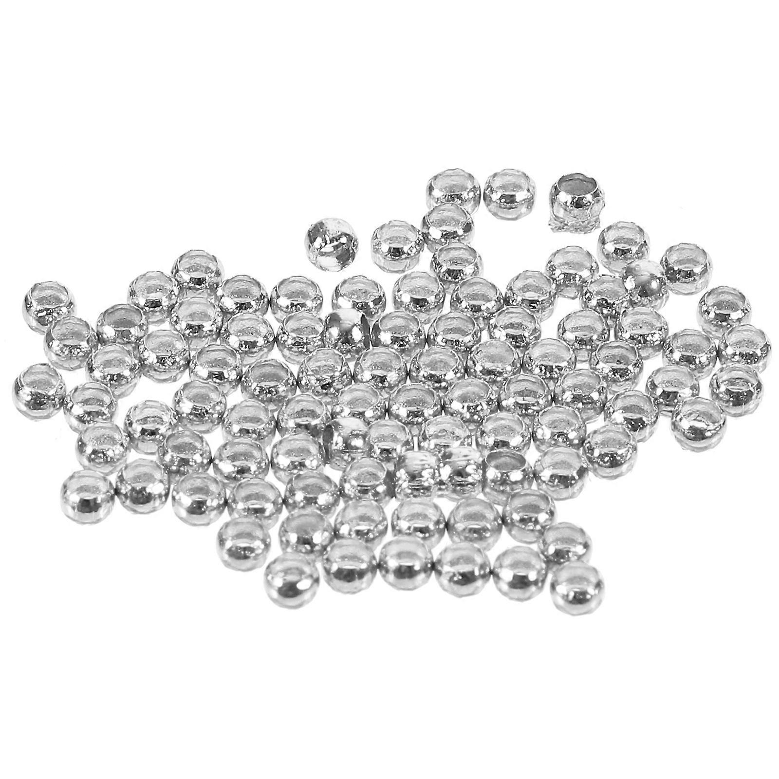 600pcs Copper Spacer Beads for DIY Jewelry Making – Smooth, Durable, Colorfast Craft Accessories for Bracelets and Necklaces