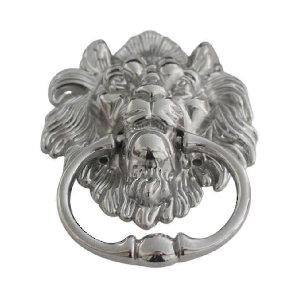 Chrome Lion Head Drop Pull Ring Barstool Chaise à manger Meubles Knocker Handle 1pc