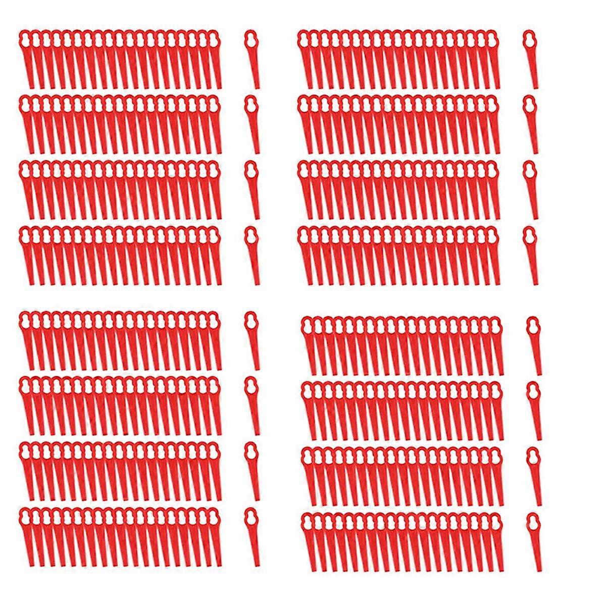 80 Pcs 8.3CM Plastic Grass Trimmer for Lawn Mower