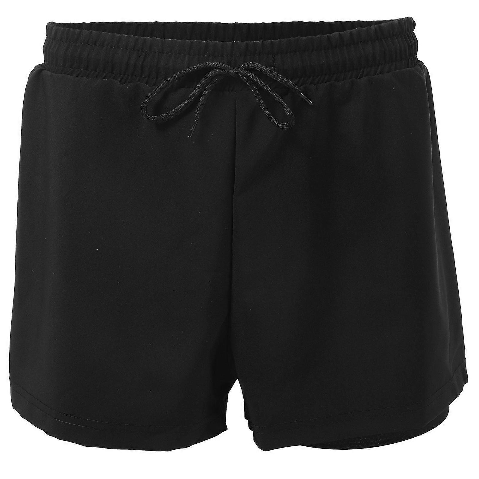 Black Mens Swim Trunks Quick Drying For Summer Wear Polyester L 1Pack