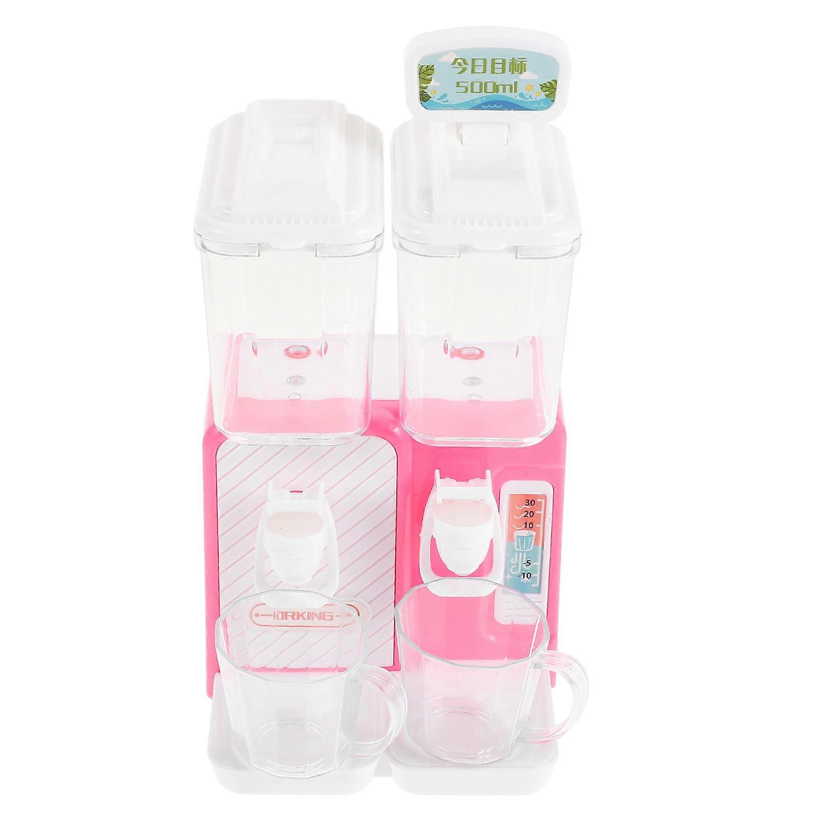 Kids Toy Water Dispenser Realistic Press Down Easy to Use Minimalist Design 1Set