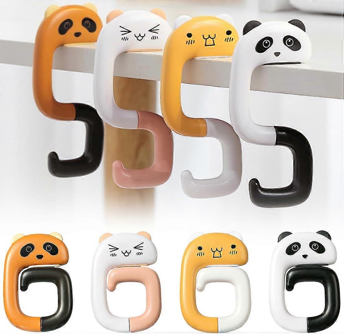 4pcs non-slip handbag hooks, foldable handbag hooks