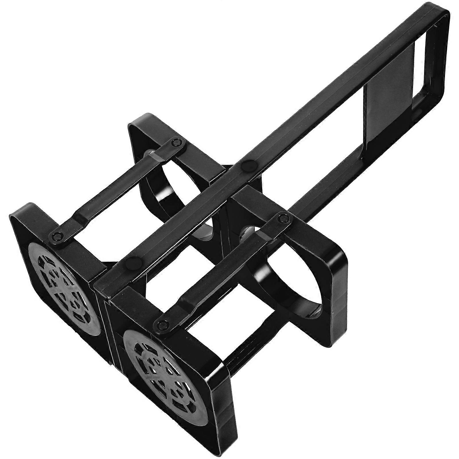 Portable Folding Beer Tote Basket Reusable Plastic Storage Rack for Outdoor Activities 36.00X20.00X8.00CM 1Pcs