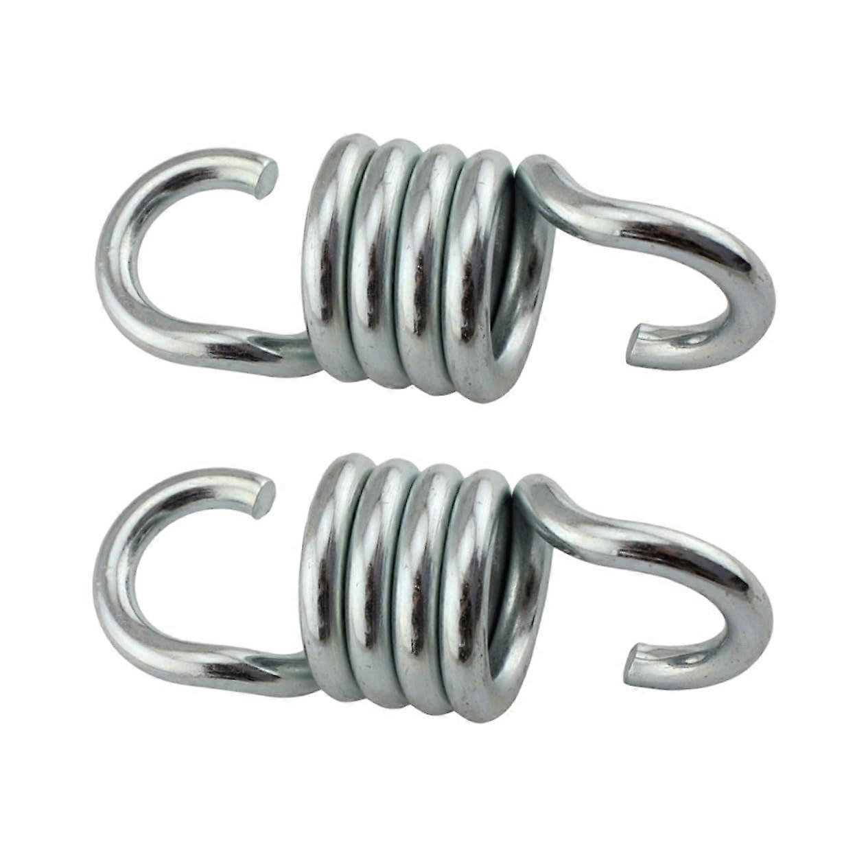 Pack of 4 Chair Swing Springs Heavy Porch Hammock Swing Outdoor Silver