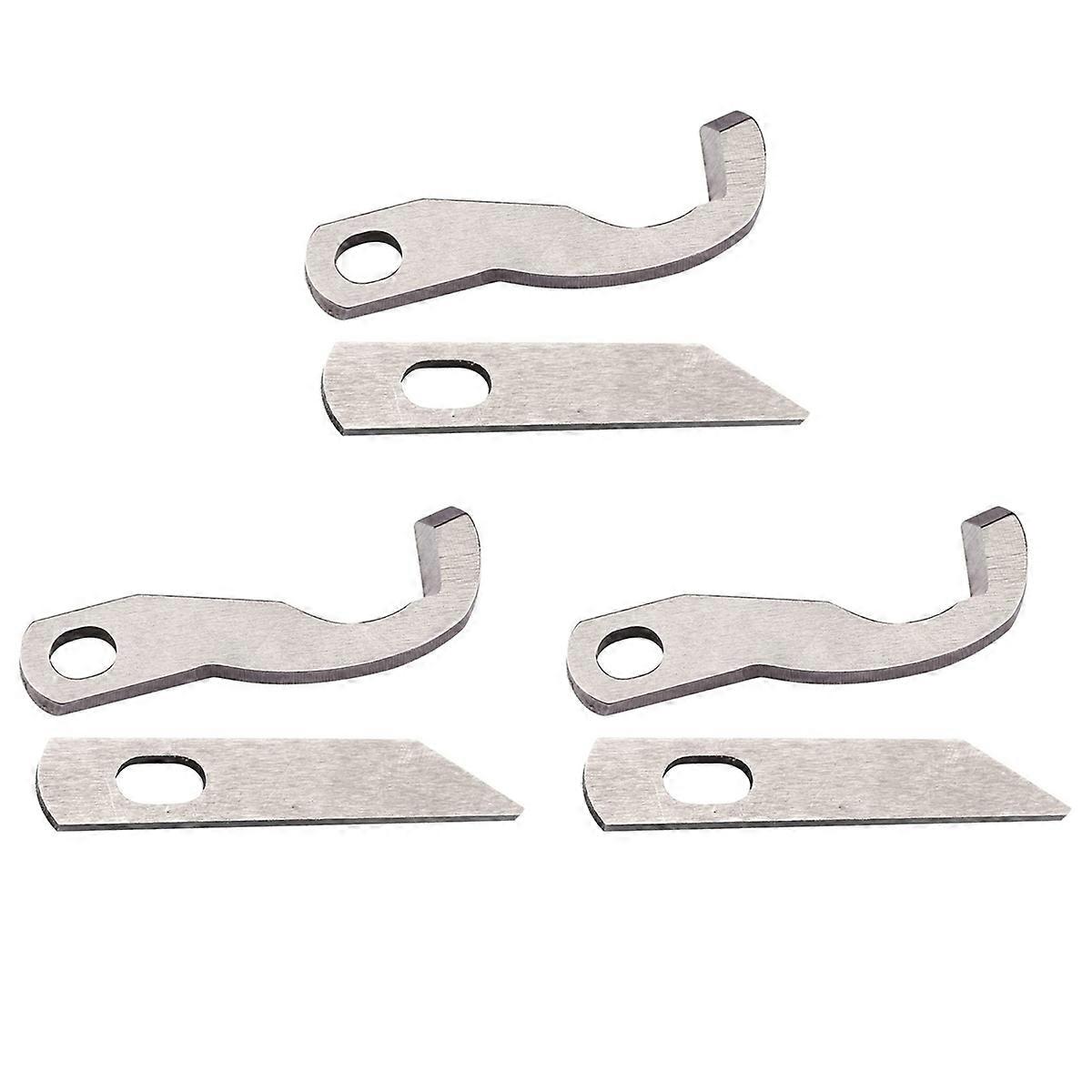 6PCS for Serger Blade for 1034D Upper and Lower Knife X77683001 XB0563001