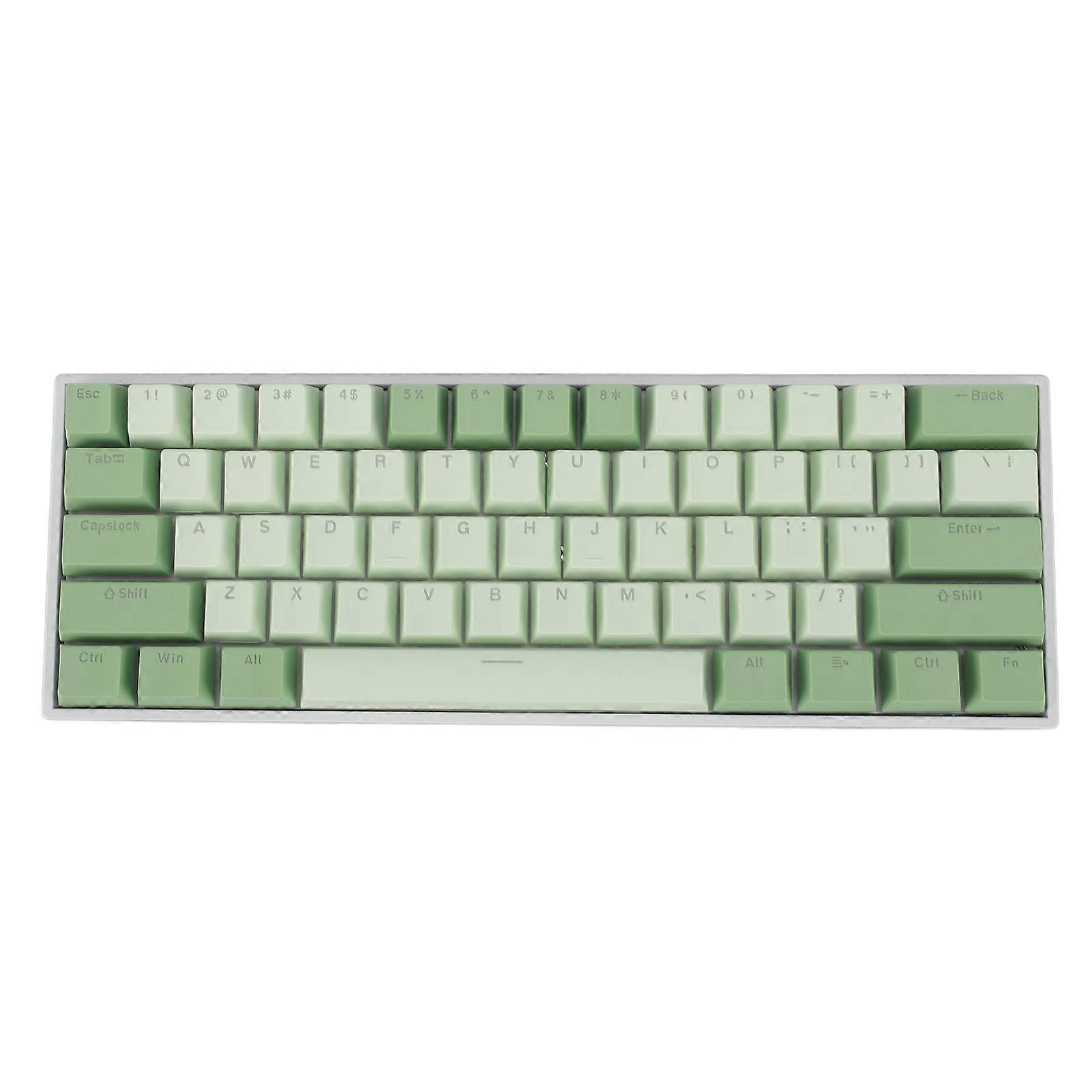 60% Mechanical Keyboard 61 Keys RGB Hot Swappable Wired USB Red Switch Compatible with Windows 2000, ME, XP, 7, 8, 10 and HarmonyOS