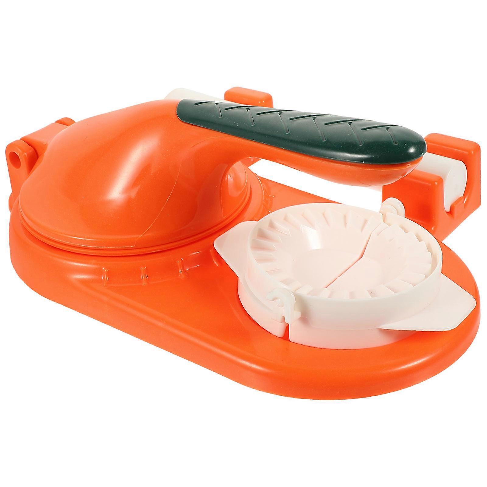 Manual Dumpling Maker Press with Handle – Easy to Use Wrapping Tool for Quick Dumpling , Labor Saving , Plastic Construction, Simple Cleaning,