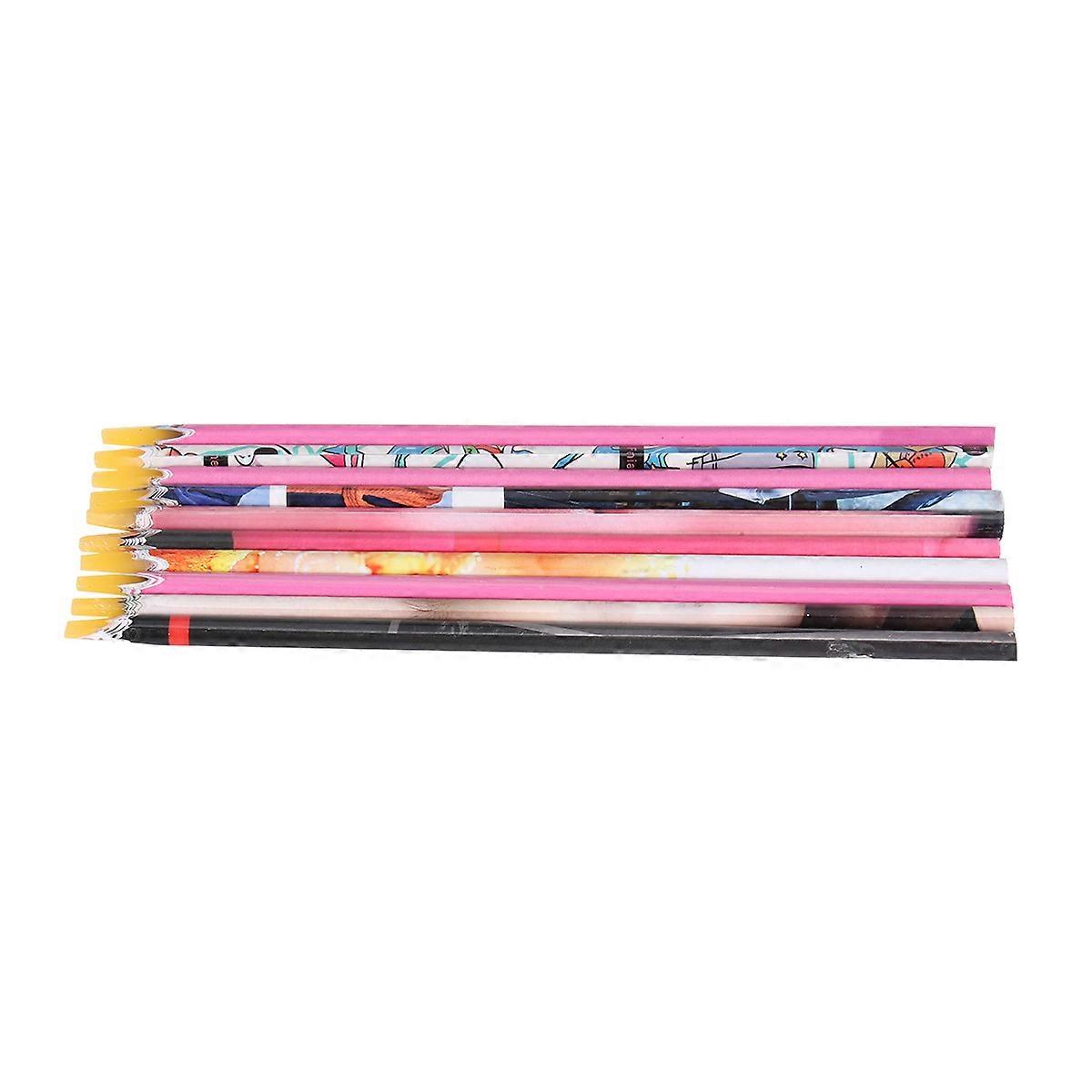 Manucure Stylo Auto-adhésif Cire Résine Strass Picker Crayon Pour Un Usage Personnel 10Pcs
