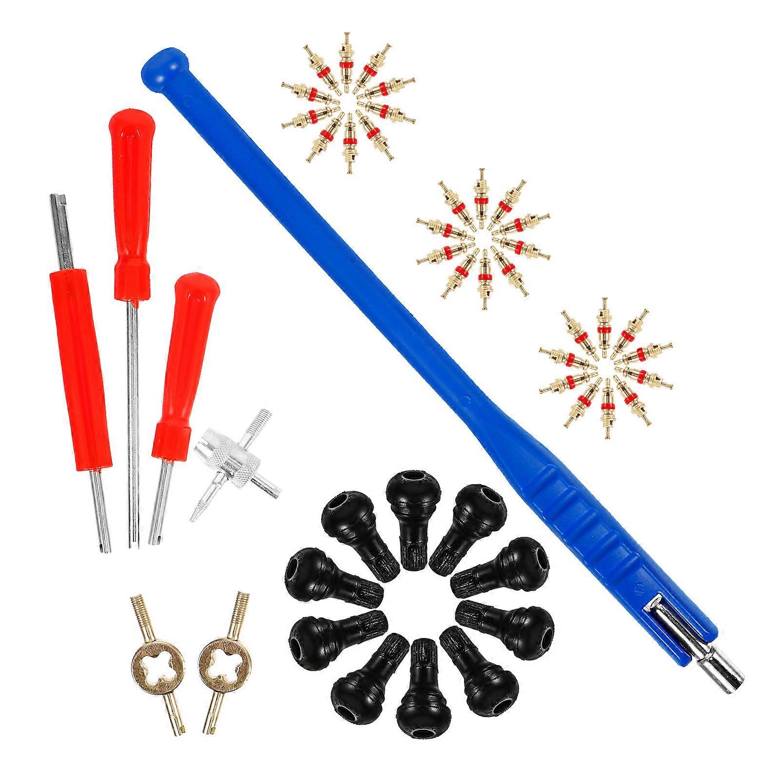 Tire Valve Stem Puller Installer Valve Core Replacement Tool Car Maintenance Tools Mechanics 15.00X1.50X1.50CM Valve Insert Installation 1Set