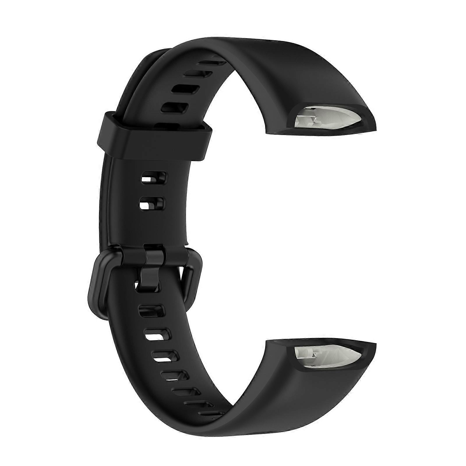 Silicone Watch Strap Watch Band for Huawei Band 4 (Black)