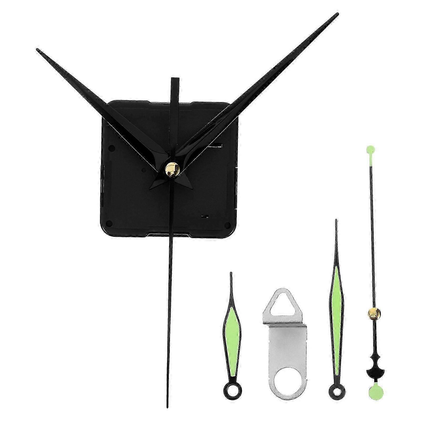 1 Set of Replaceable Clock Movements DIY Clock Mechanism Kits Wall Clock Movements