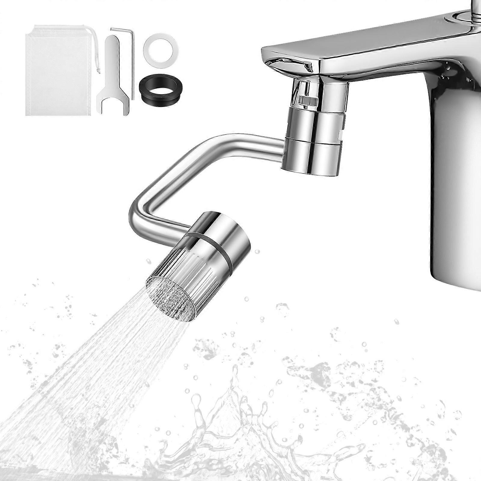 The **Swivel Faucet Extender with Rotation Brass Arm Tap Extension** is a versatile and practical accessory designed to enhance the functionality of