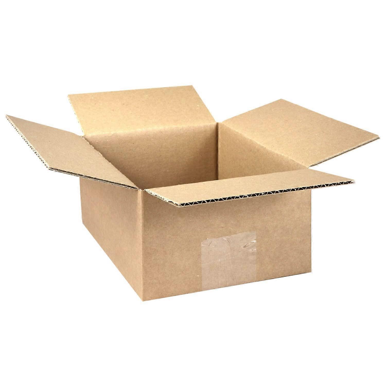 Pack of 100 Folding Cardboard Boxes 200x150x90mm KK10 Brown