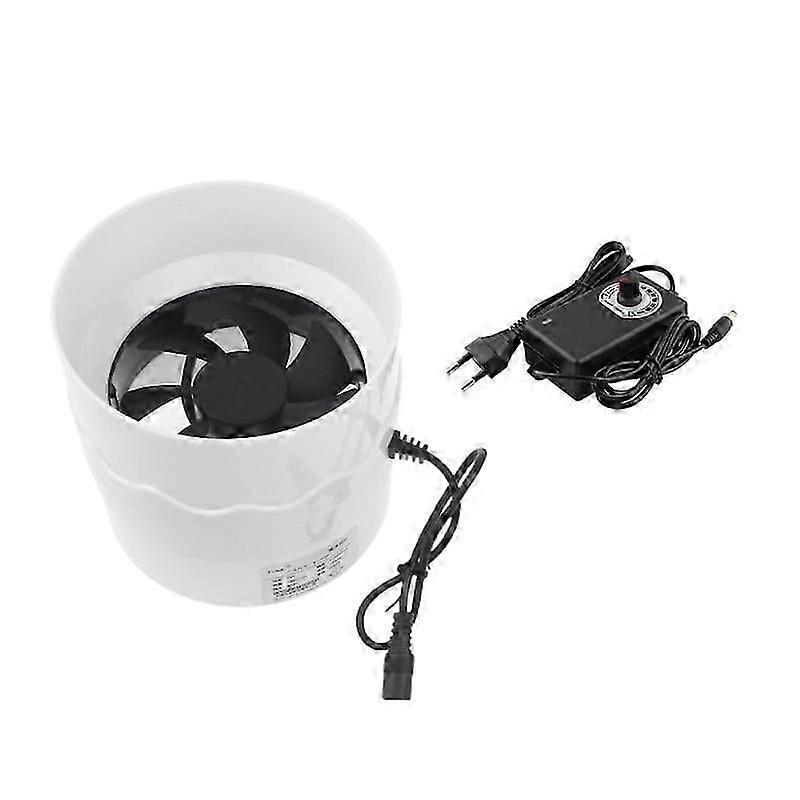 Inline kanalventilator 110mm ventilationsudstødningsboostere ventilatorfilterkanalsæt 7W