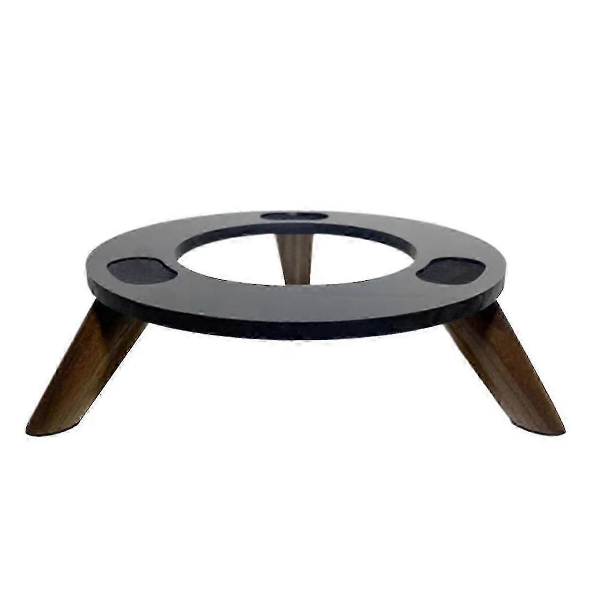Für Massivholzbasis, rutschfester Massivholz-Desktop-Ständer mit stoßdämpfender Audio-Abdeckung für Aura Studio