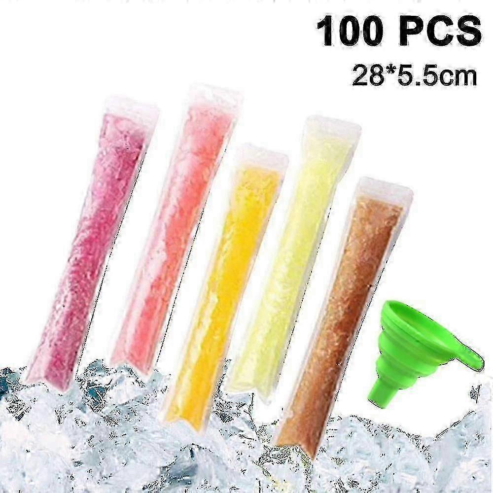 100stk engangs is popsicle skimmelposer| Bpa-fri fryserør
