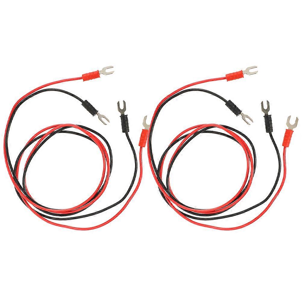 Phonograph Turntable Ground Wires Copper Test Leads For Stopping Buzzing Hum Home Use 4Pcs