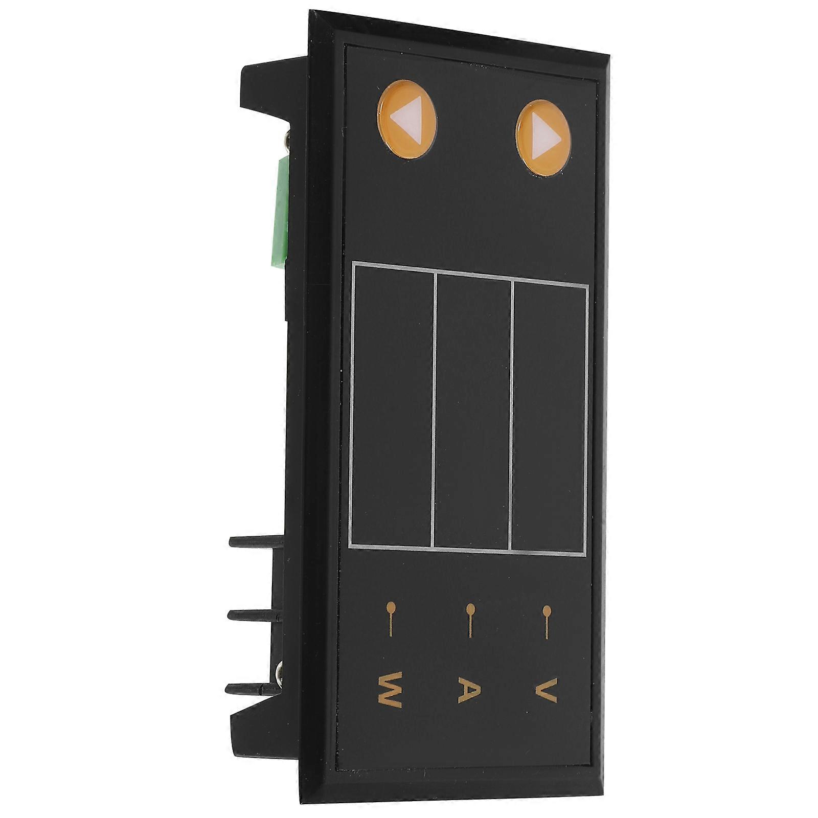 Multi Function Ammeter Digital Display High Accuracy Data DIY Enthusiasts Electricians Black 8.00X4.30X2.20CM Measuring DC Voltage 1Pack