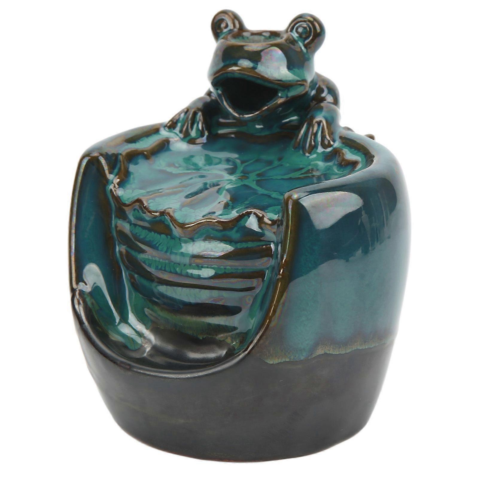 2025 Latest Model  Incense Holder Ceramic Material Glazed Leaf Animal Pattern