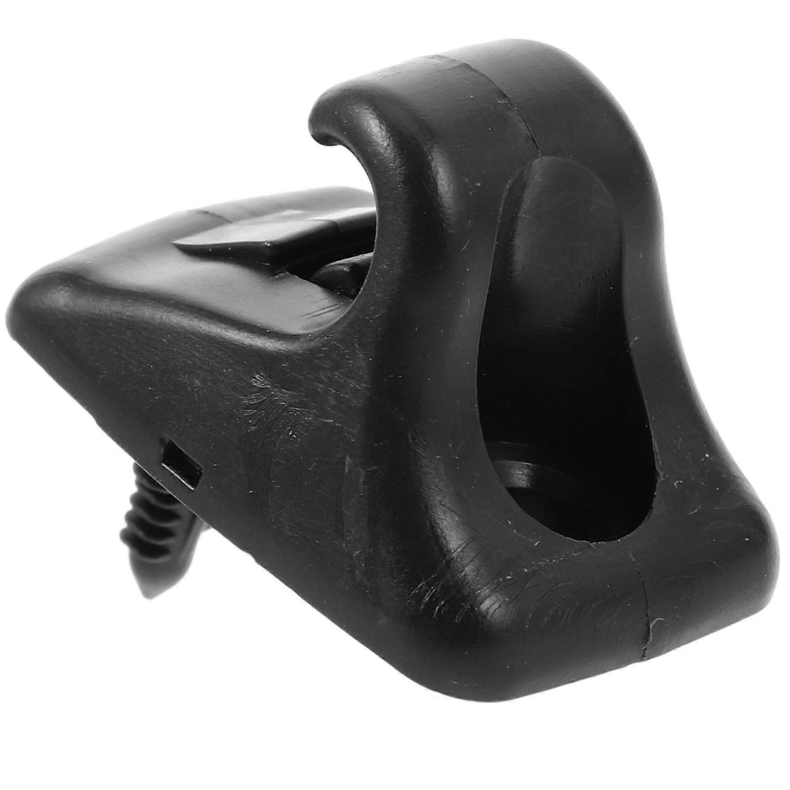 Durable Black Automotive Sun Visor Clip Replacement for Secure Grip and Compatibility with Multiple Car Models