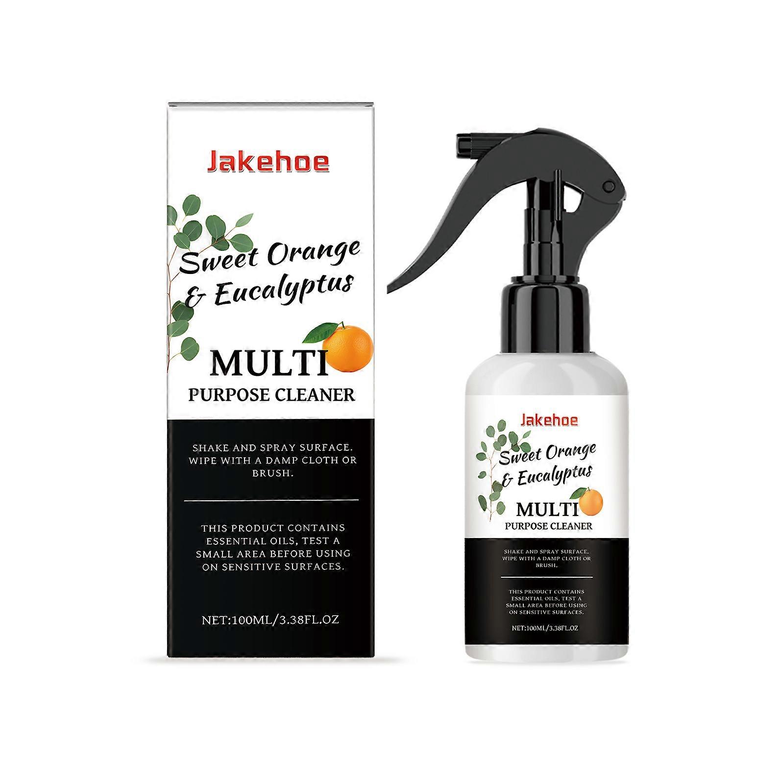 Powerful Multi-Purpose Cleaner - Deep Penetrating Oil & Dirt Remover for Kitchen & Bathroom Surfaces - 100ml, Micron-Scale Foam for Stubborn Stains, E